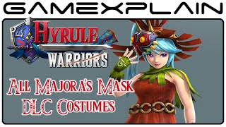 Hyrule Warriors - All Majora's Mask DLC Costumes (Wii U)