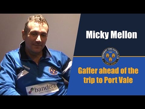 INTERVIEW | Micky Mellon pre Port Vale (A) - Town TV