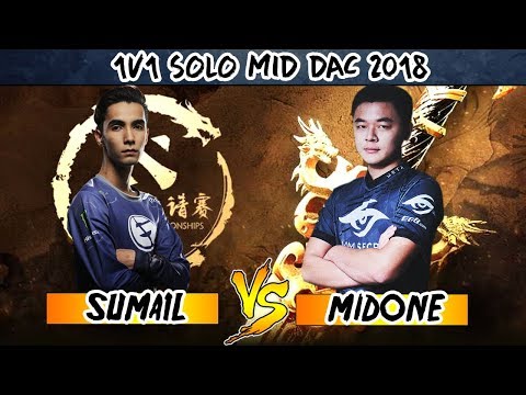 MidOne vs SumaiL - 1v1 SOLO MID - DAC 2018 DOTA 2