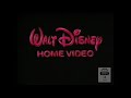 Walt Disney Home Video Logo With Portuguese Announcer 5 1991