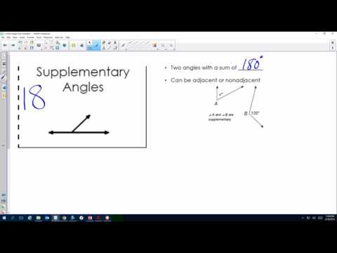 August30 Extra Examples of Angle Pairs with Foldable Part 1