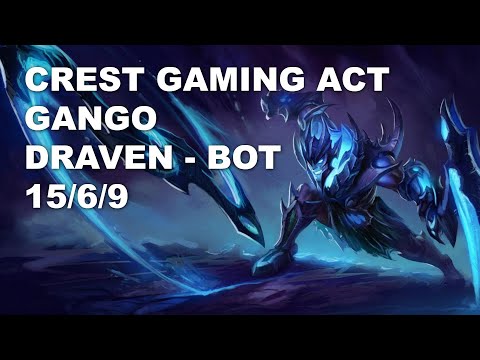 Crest Gaming Act Gango Bot Draven vs Kalista - KR Grandmaster Patch 10.9