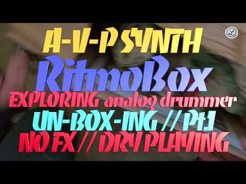 A-V-P Synth RITMOBOX // DRUM SYNTHESIZER with 5 VOICES // NO FX