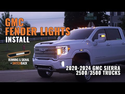 2020-2026 GMC Sierra 2500 / 3500 Fender Light - Switchback or Running Light & Sequential Signal