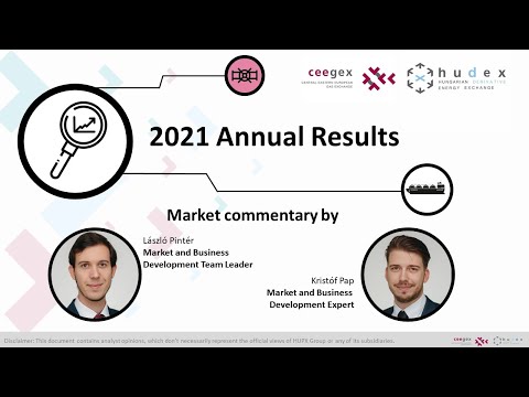 CEEGEX and HUDEX Gas Markets - review of 2021