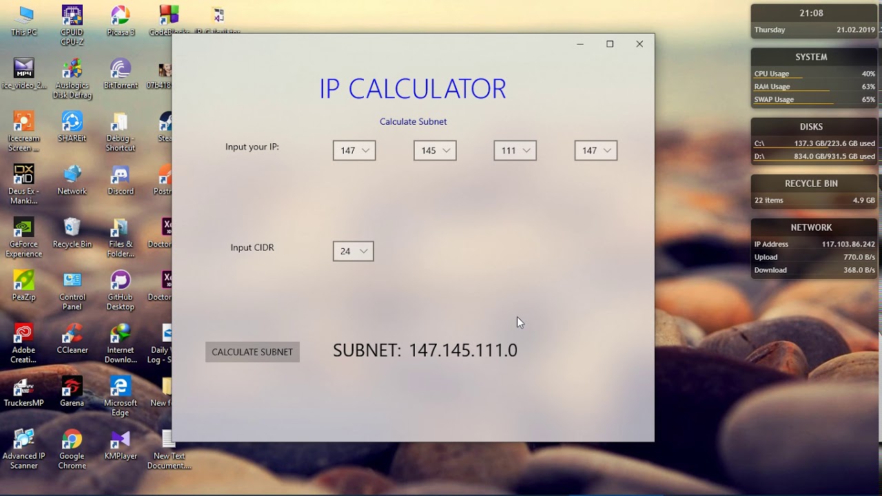Simple IP Calculator 2 Part1