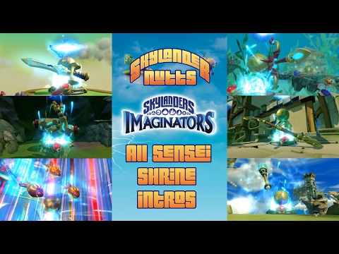 Skylanders Imaginators - All Sensei Shrine Intros