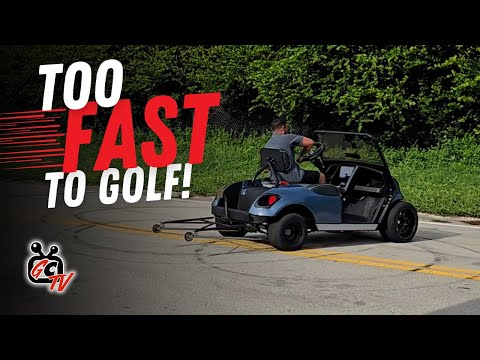 78 MPH Racing Golf Cart Built on Navitas Chassis - GolfCartingTV