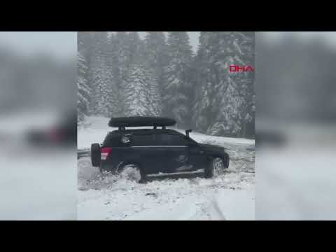 Bartın’ın yaylalarında Kar kalınlığı 10 santimetreye ulaştı ❄️