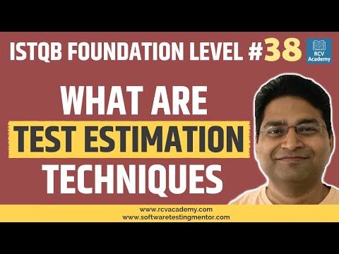 ISTQB Foundation Level 38 Test Estimation Techniques
