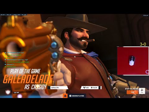 THIS IS WHAT 6000+ OF HITSCAN LOOKS LIKE - GALE! OVERWATCH 2 CASSIDY AND SOLDIER 76