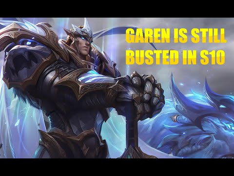 GAREN CAN CARRY ANY GAME, ABUSE CONQUEROR (S10 GAREN GAMEPLAY) - League of Legends