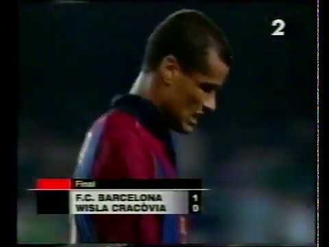 SEZON 2001/02: Wisła w eliminacjach do Ligi Mistrzów (dwumecz z FC Barcelona)