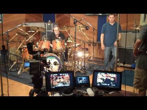 Behind the Scenes of an Upcoming Drum DVD with Mick Fleetwood by Myron Carlos