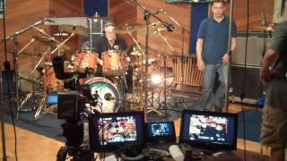Behind the Scenes of an Upcoming Drum DVD with Mick Fleetwood by Myron Carlos