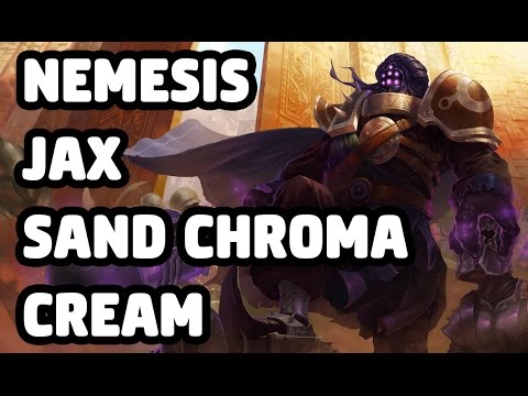 NEMESIS JAX SAND CHROMA CREAM SKIN SPOTLIGHT - LEAGUE OF LEGENDS