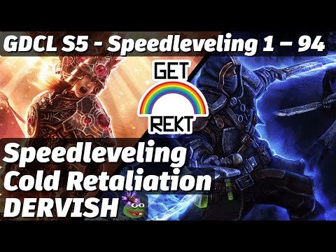 [HC] Grim Dawn S5 Speedleveling - Dervish, dual wield cold (retal devotions)