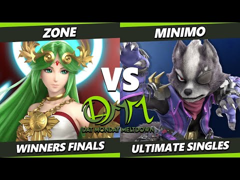 DAT MM 291 Winners Finals - Zone (Palutena) Vs. MiniMo (Wolf) Smash Ultimate - SSBU