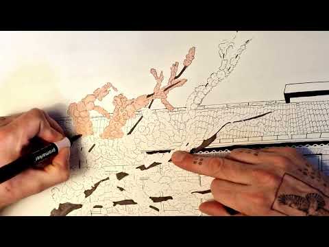 Målning av NITTON93s Tomtebogatan 2 Örebro