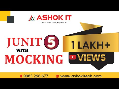 JUnit 5 with Mocking Workshop | Online Training | Ashok IT