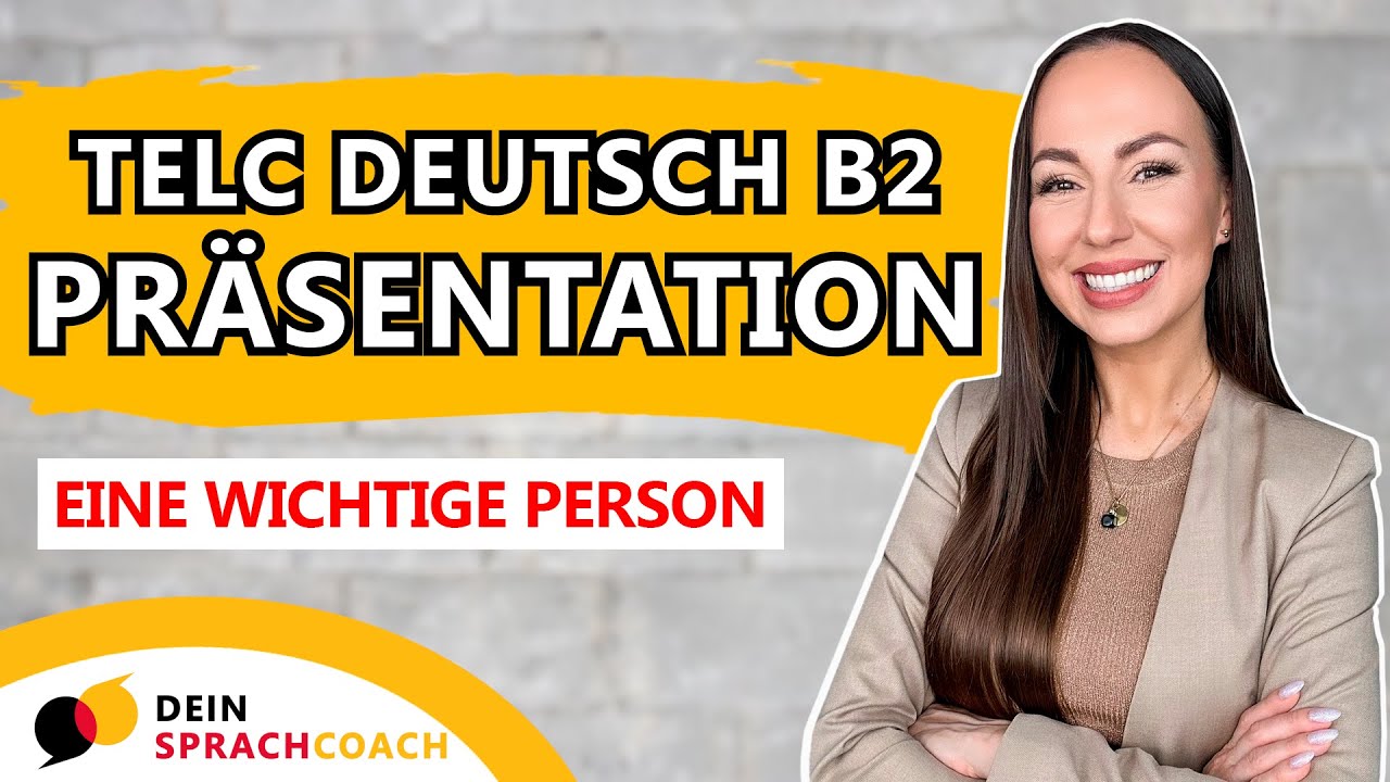 ✅telc Deutsch B2 bestehen ❗️PRÄSENTATION❗️ (Mündliche Prüfung Deutsch B2 Teil 1| B2-Prüfung)