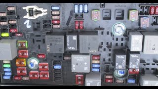 Location of Dash Fuses + Fuse and Relay Box Under Hood Chevy Impala 2000-2023     Chevrolet