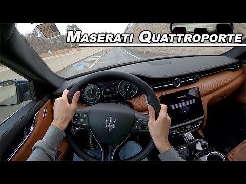 2022 Maserati Quattroporte Modena - Why You Need To Drive This Italian GT (POV Binaural Audio)