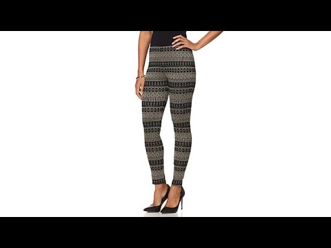 Curations Caravan FairIsle Print Legging