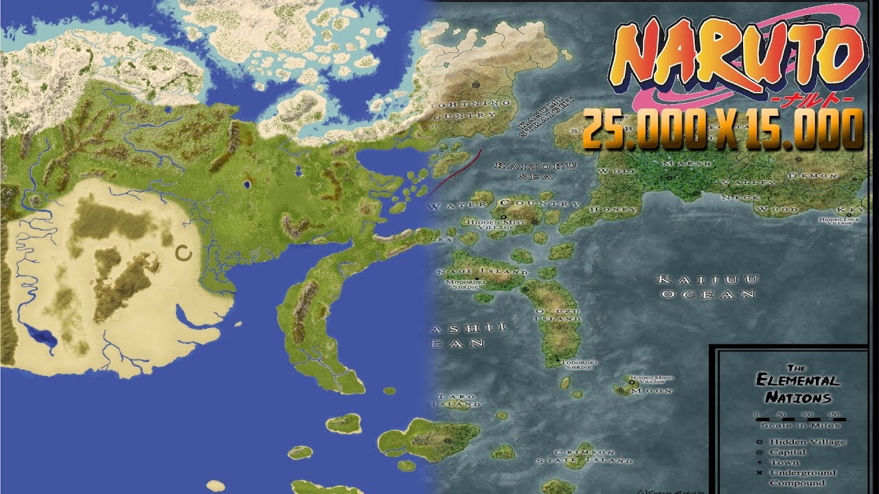 Naruto Shippuden Map Minecraft Map