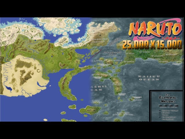 Is this the full official word map of the Naruto Universe ?