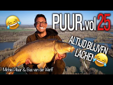 PUUR 25 | ALTIJD BLIJVEN LACHEN! | Michiel Pilaar & Bas van der Werff | Karpervissen in het voorjaar