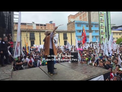 En Vivo - Candidato de Pedro Castillo el señor Roberto Sanchez Inicia Recorrido Hacia Chota