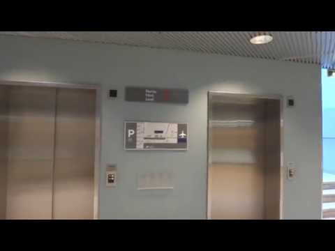 OTIS Series 1 traction elevators @ Helsinki Vantaa Airport P-garage, Finland.