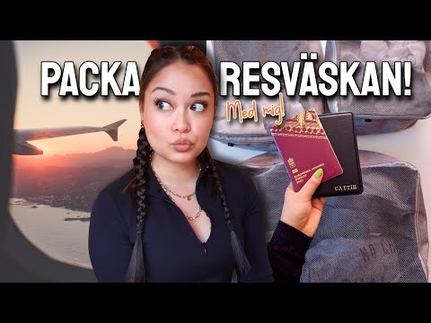 PACKA & ORGANISERA RESVÄSKAN MED MIG! ✈