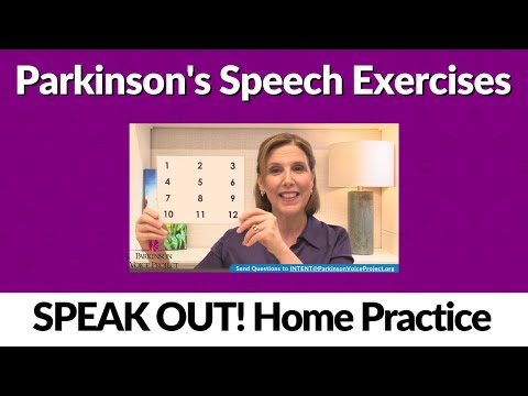 6/19/2023 Parkinson's Speech Exercises: SPEAK OUT! Lesson 1