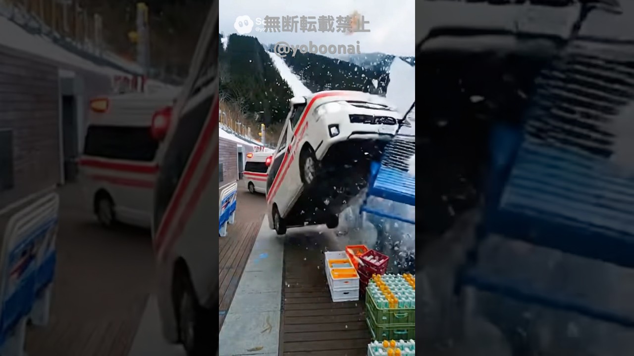 #ambulance #ambulancia #ambulans #sora2 #救急車 #aishorts #ai動画 #crazycars #mobil #スキー場 #ski #snow #雪