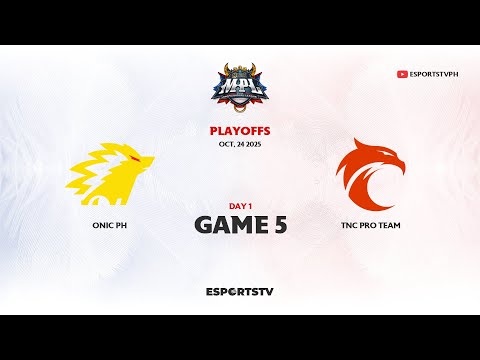 ONIC PH vs TNC Pro Team GAME 5 MPL PH S16 PLAYOFFS | TNC VS ONIC ESPORTSTV