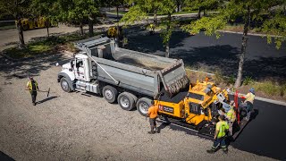 Paving a Parking Lot: Before, During, & After - Ae
