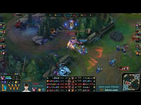 Irelia Triplekill by TheShy on Patch 9.20