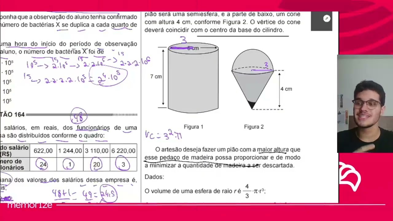 Resolução em Vídeo — Questão 166 ENEM 2014 PPL