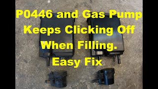 P0446 - Gas Pump Keeps Clicking Off When Filling - Easy Fix