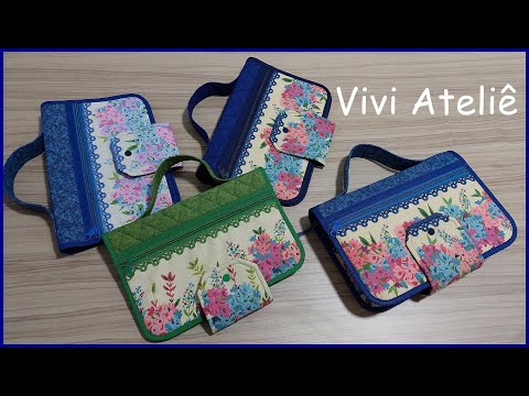 Porta Bíblia Vivi | Capa para Bíblia | Passo a Passo | Vivi Ateliê