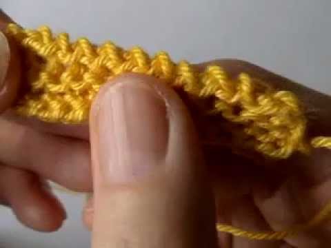 02.1 - STRICKEN : ZICK-ZACK  1 - Abketten - neu und anders - MPs Abschluss-Kanten - Beispiel 1