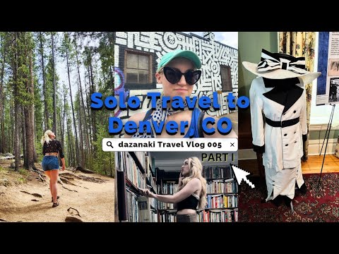 Solo Travel to Denver, CO: Graffiti Tour, Bubble Planet, & Titanic / Travel Vlog 005