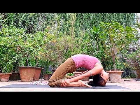 Lockdown day 96 - core strength and heart opening flow