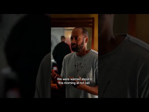 A man coughs blood infected with a virus onto a police officer, potentially exposing them to a cont