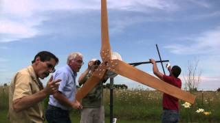 preview picture of video 'Axial Flux wind turbine install with Midnite Classic'