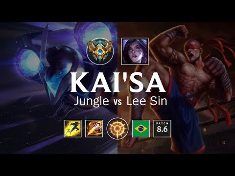 Kai'Sa Jungle vs Lee Sin - BR Challenger Patch 8.6