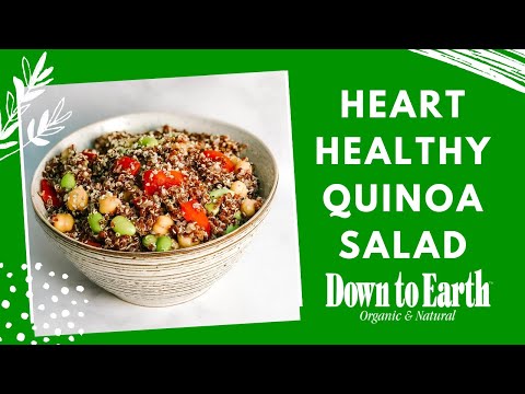 Salada de quinoa saudável para o coração | Aulas de culinária ao vivo no Havaí | À base de plantas