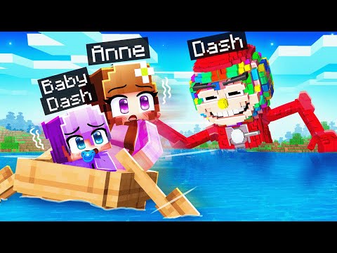 Using Admin Commands on One Brainrot Raft in Minecraft!